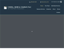 Tablet Screenshot of cnccpa.com